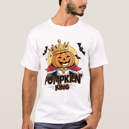 Royal Pumpkin met een speelse twist T-shirt (Voorkant)