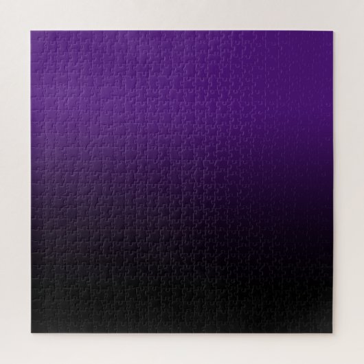 Royal Purple and Black Ombre Legpuzzel (Verticaal)