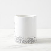 Royal Queen Bee Laurel Wreath  Floral Koffiemok (Center)