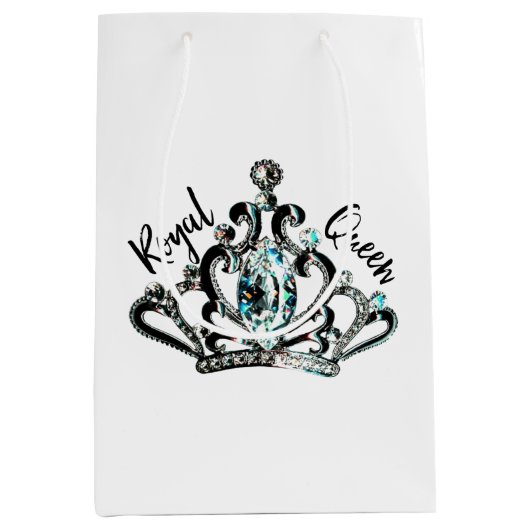 "Royal Queen" Medium Cadeauzakje (Voorkant)