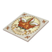 Royal Queen Mother tegel Tegeltje (Zijkant)