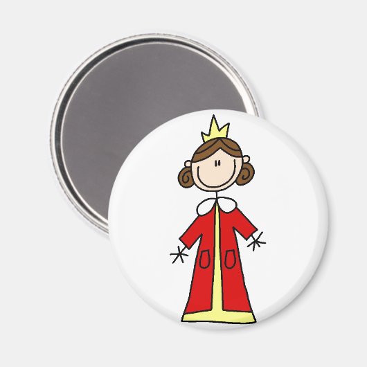 Royal Queen Stick figuur magneet (Voorkant / Achterkant)