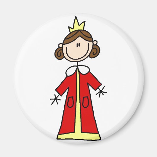 Royal Queen Stick figuur magneet (Voorkant)
