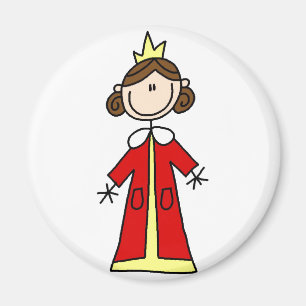Royal Queen Stick Figuur Magnet