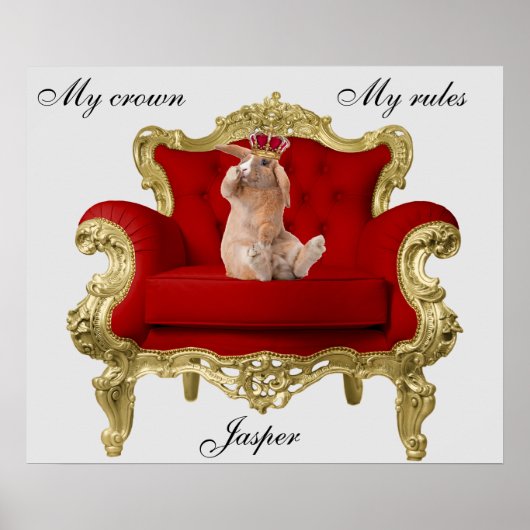 Royal Rabbit Poster (Voorkant)