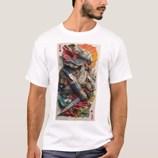 Royal Rebellion – Samurai Card Warriors Art Print  T-shirt (Voorkant)