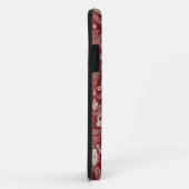 Royal Red Damask Case-Mate iPhone Case (Achterkant/rechts)