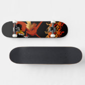 Royal Red Dragon Skateboard (Horizontaal)