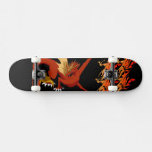 Royal Red Dragon Skateboard (Horizontaal)