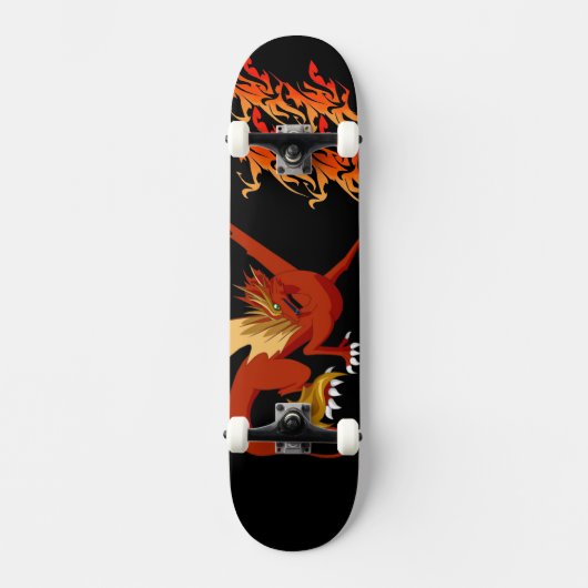 Royal Red Dragon Skateboard (Voorkant)