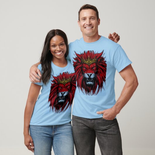 Royal Red Lion T-shirt - King of the Oerwoud Artwo (Unisex)
