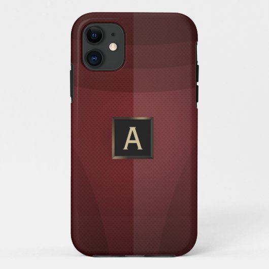 Royal Red Steel Iron Armor iPhone 5 Hoesje (Achterkant)