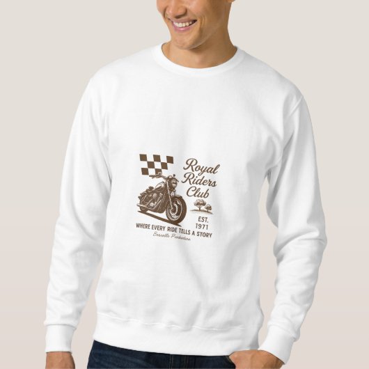 Royal Riders Club Men’s Basic Sweatshirt (Voorkant)