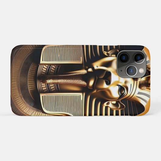 **"Royal Roar: De Gouden farao Leeuw"** Case-Mate iPhone Case (Achterkant (horizontaal))