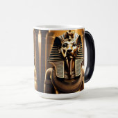 **"Royal Roar: The Golden Pharaoh Lion"** Magische Mok (Voorkant rechts)