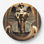 **"Royal Roar: The Golden Pharaoh Lion"** Papieren Bordje (Voorkant)