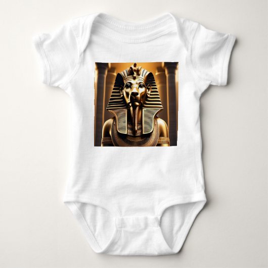 **"Royal Roar: The Golden Pharaoh Lion"** Romper (Voorkant)