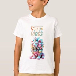 Royal Rococo Punk Marshmallow Leeuw T-shirt