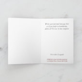 Royal rood goud kant dank u kaarten (Binnen)