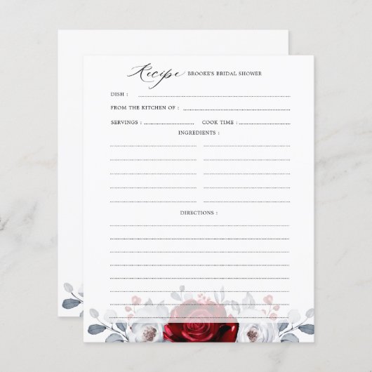 Royal Rood Wit Zilver Metallic Vrijgezellenfeest (Voorkant / Achterkant)