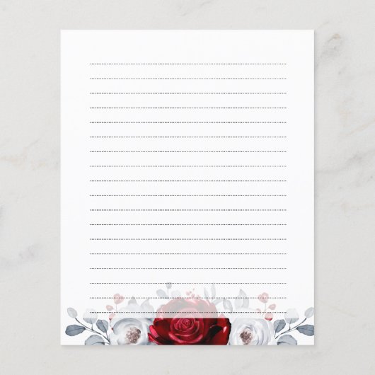 Royal Rood Wit Zilver Metallic Vrijgezellenfeest (Achterkant)