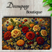 Royal Roos Garden Decoupage Tissuepapier