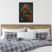 Royal Rooster Framed Art Canvas Afdruk (Insitu (Slaapkamer))
