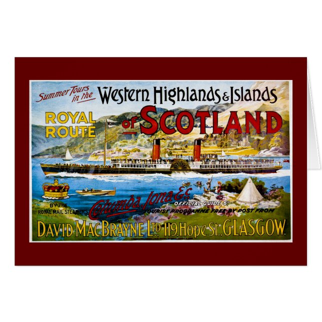 Royal Route of Scotland Summer Tours  (Voorkant Horizontaal)