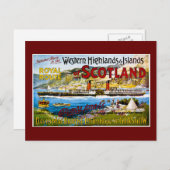 Royal Route of Scotland Summer Tours  Briefkaart (Voorkant / Achterkant)