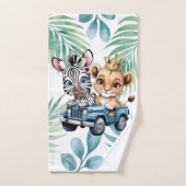 Royal Safari Ride Boy Baby shower Gift Bad Handdoek (Handdoek)