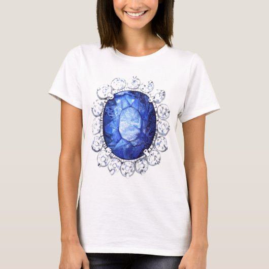 Royal Sapphire Original Waterverf T Shirt (Voorkant)