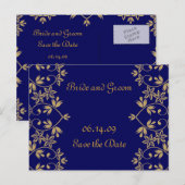 Royal Save the Date Briefkaarten. Aankondigingskaart (Voorkant / Achterkant)