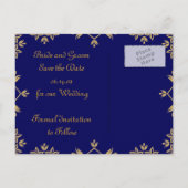 Royal Save the Date Briefkaarten. Aankondigingskaart (Achterkant)