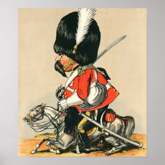 Royal Scots Grays Soldier Poster (Voorkant)