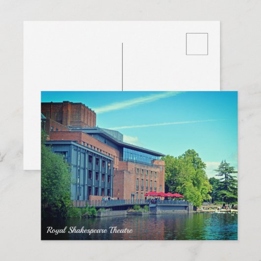 Royal Shakespeare Theater, Stratford Upon Avon Briefkaart (Voorkant / Achterkant)