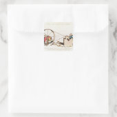 Royal Sharpening Service Vierkante Sticker (Tas)