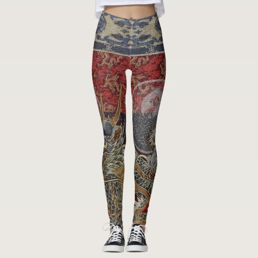 Royal Silk Dragon Seal Leggings (Voorkant)