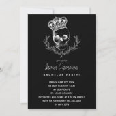 Royal Skull Bachelor Party Kaart (Voorkant)