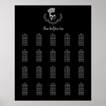 Royal Skull Reception Sezing Chart