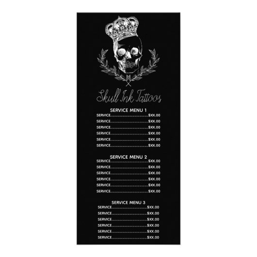 Royal Skull Reclamekaart (Voorkant)