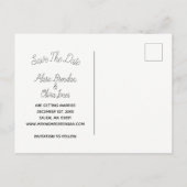 Royal Skull Save The Date Aankondigingskaart (Achterkant)