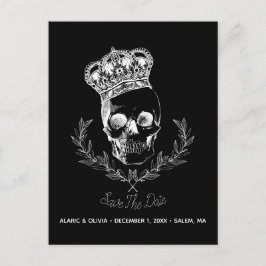 Royal Skull Save The Date Aankondigingskaart