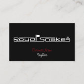 Royal Snakes Logo only Business Card Visitekaartje (Voorkant)