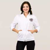 Royal Snowflake Zip-up Jacket T-shirt (Voorkant volledig)
