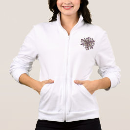 Royal Snowflake Zip-up Jacket T-shirt