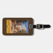 Royal Spa, Street Uitzicht British Railways Poster Bagagelabel (Voorkant horizontaal)