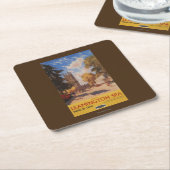 Royal Spa, Street Uitzicht British Railways Poster Kartonnen Onderzetters (Schuin)