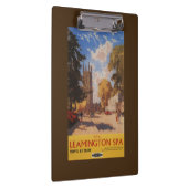 Royal Spa, Street Uitzicht British Railways Poster Klembord (Rechts)