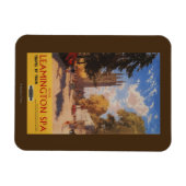 Royal Spa, Street Uitzicht British Railways Poster Magneet (Horizontaal)