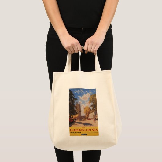 Royal Spa, Street Uitzicht British Railways Poster Tote Bag (Voorkant (product))